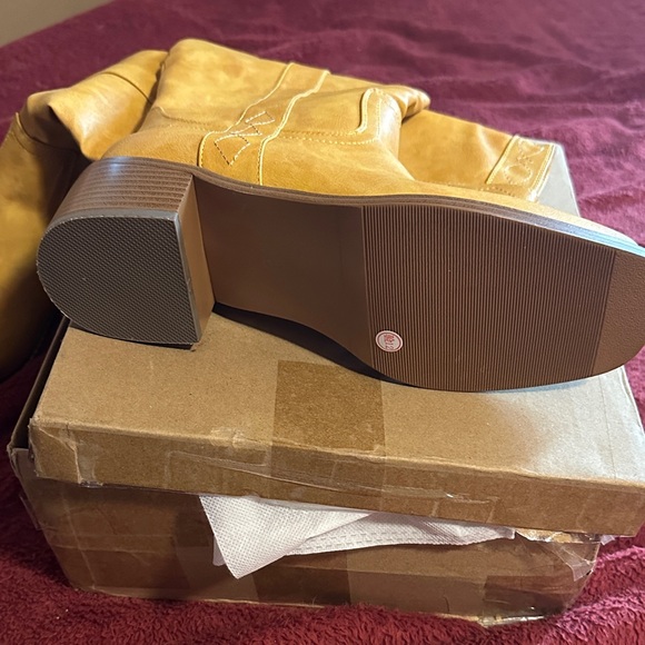 DOPE Women's Yellow Ankle Boots - Picture 3 of 3